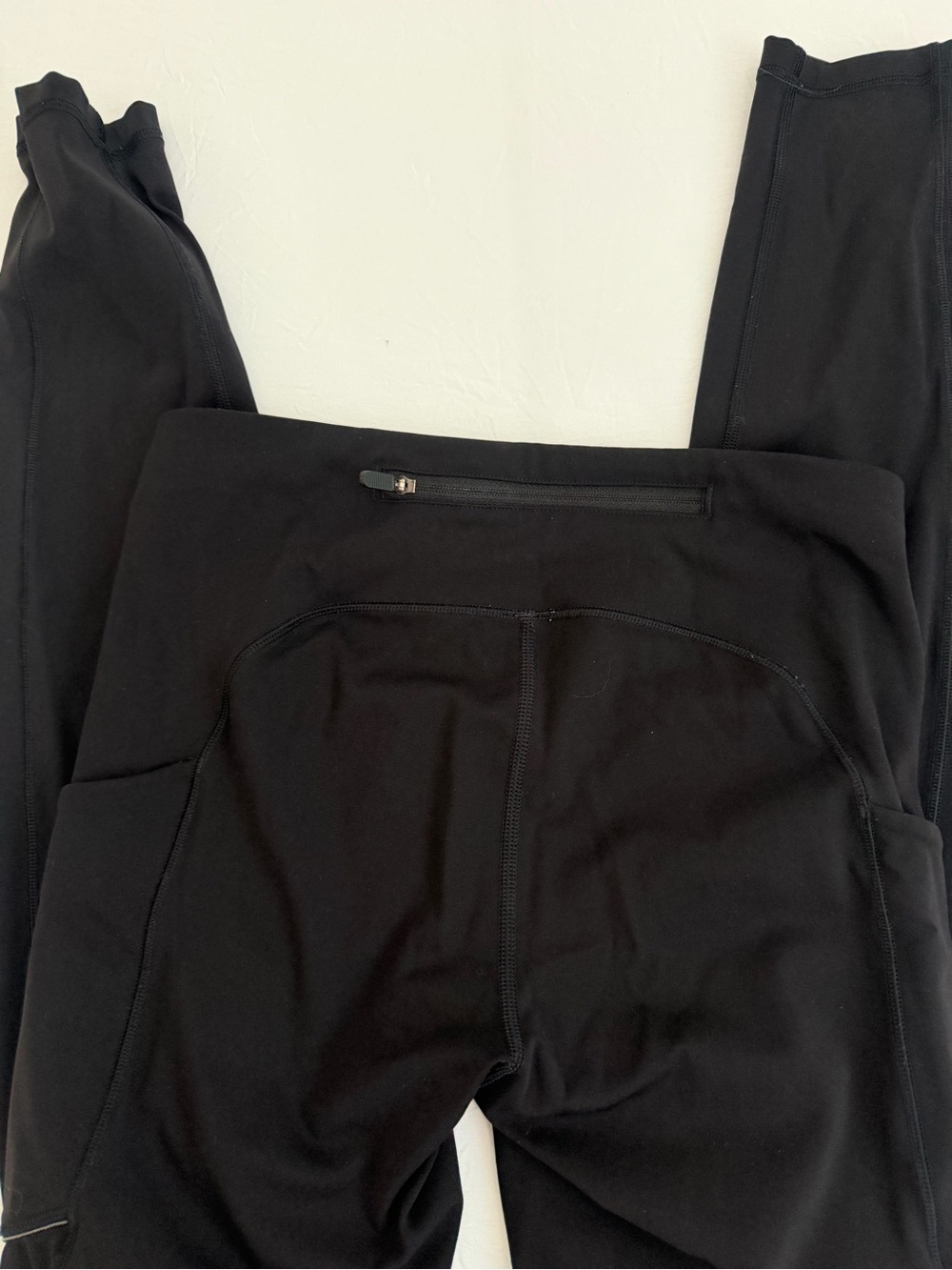 Lululemon Zipper Pocket Leggings Black High-Waist Performance Leggings